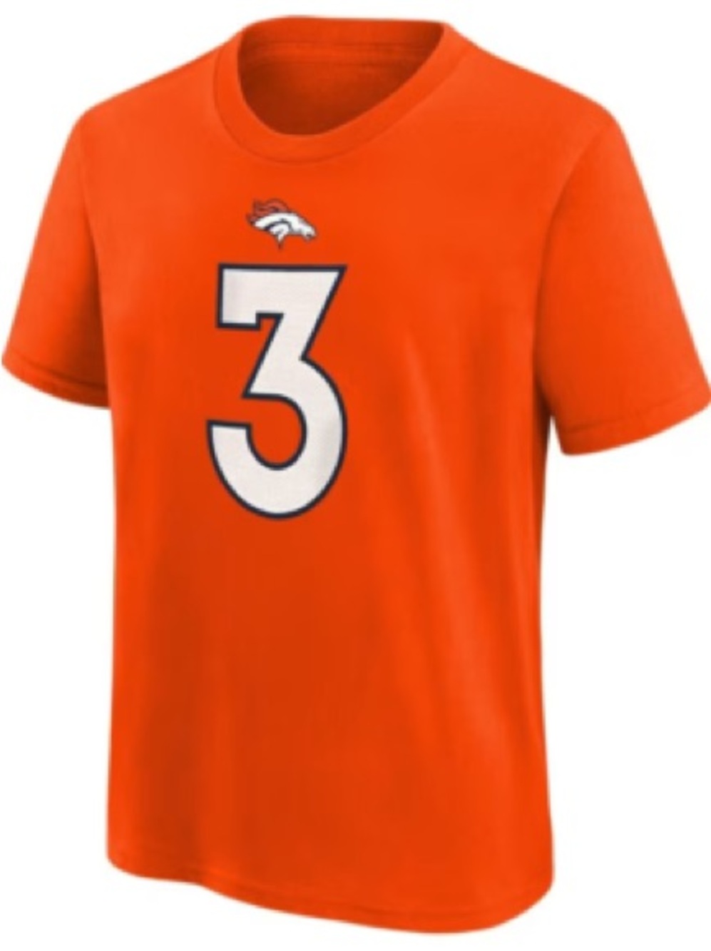 NWT Nike Denver Broncos Wilson number 3 t-shirt crew neck women’s size large